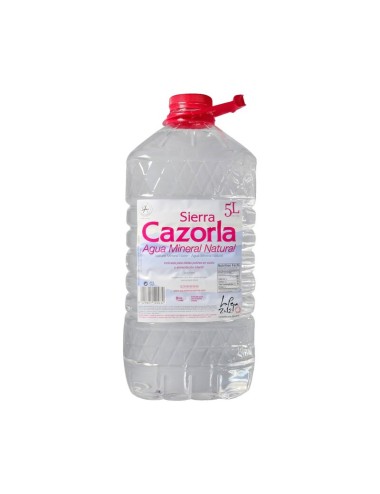 Agua mineral CAZORLA 5 L
