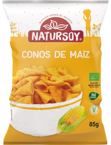 Conos maiz NATURSOY 85 gr BIO
