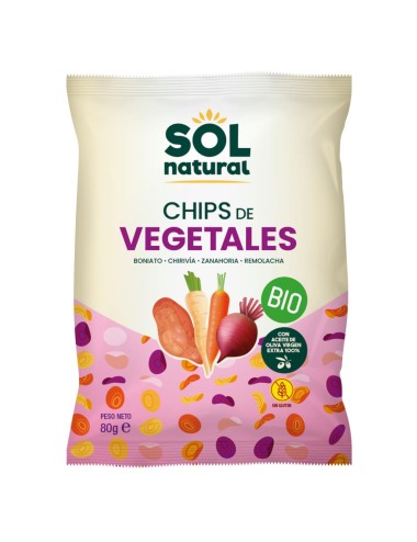Chips vegetales sin gluten...
