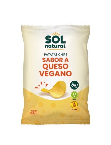 Chips sabor queso vegano...